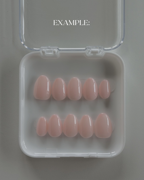 Solid Color Custom Nail Set