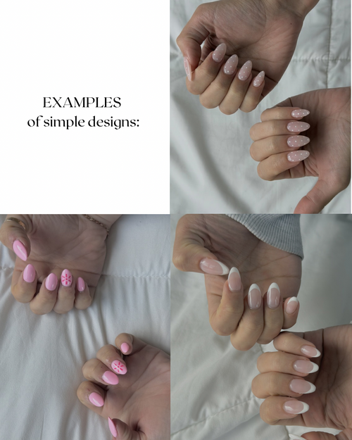 Simple Design Custom Nail Set