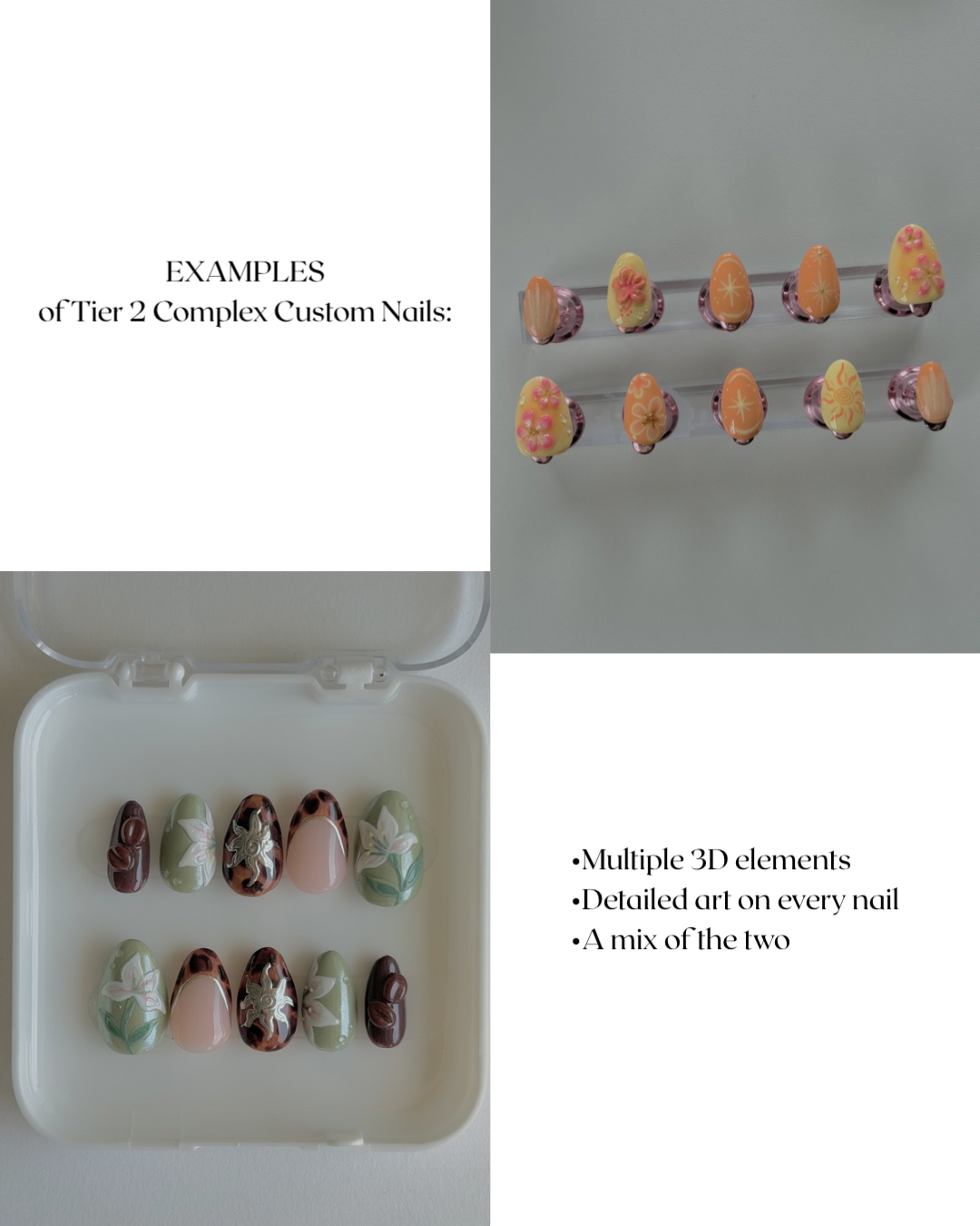 Complex Design Tier II Custom Nail Set