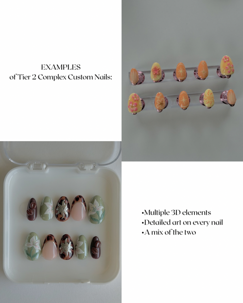 Complex Design Tier II Custom Nail Set